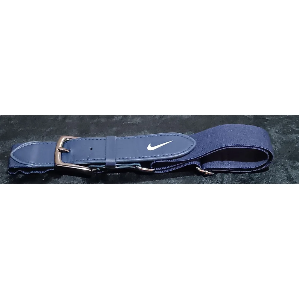 Blue stretchable Nike belt